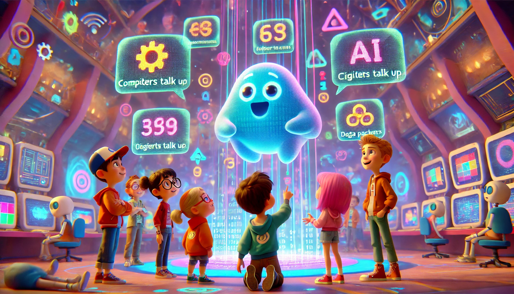 Cybersecurity e AI per bambini delle scuole elementari, basata su storytelling e attività pratiche.