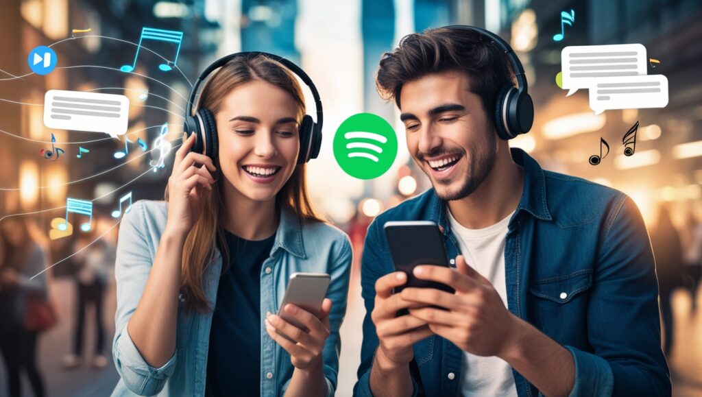 messaggi diretti su spotify